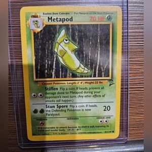 Pokemon Metapod 81/130 Base Set 2 Trading Card